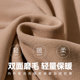T-shirt heavy winter base shirt men's middle collar thick double-sided German vel long-sleeved half-high-neck inner fur-haired T-shirt
