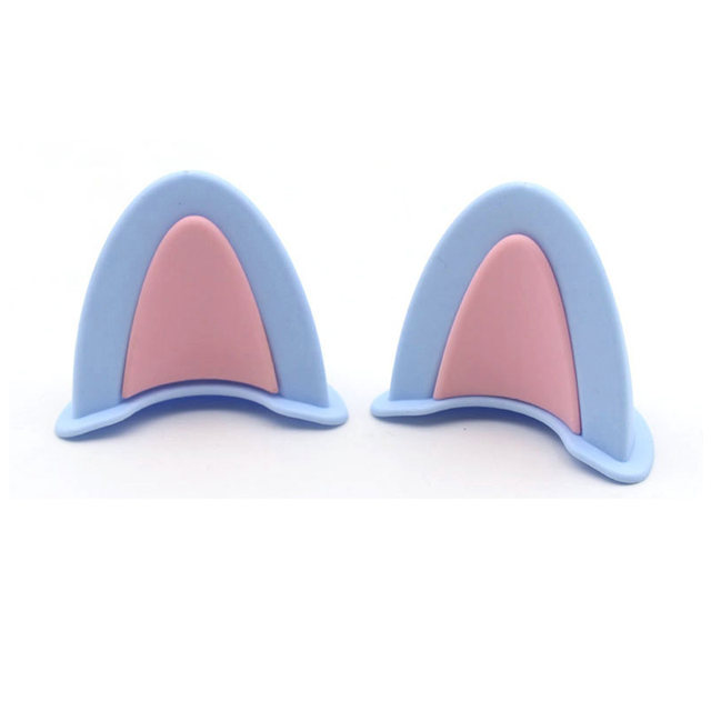 Electric vehicle motorcycle helmet decoration cute little ears cat ears bear ears decorative stickers small accessories jewelry