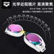 ARENA imported anti -fog pioneer myopia microscopic high -definition fog technology adult men and women with the extent number of swimming glasses