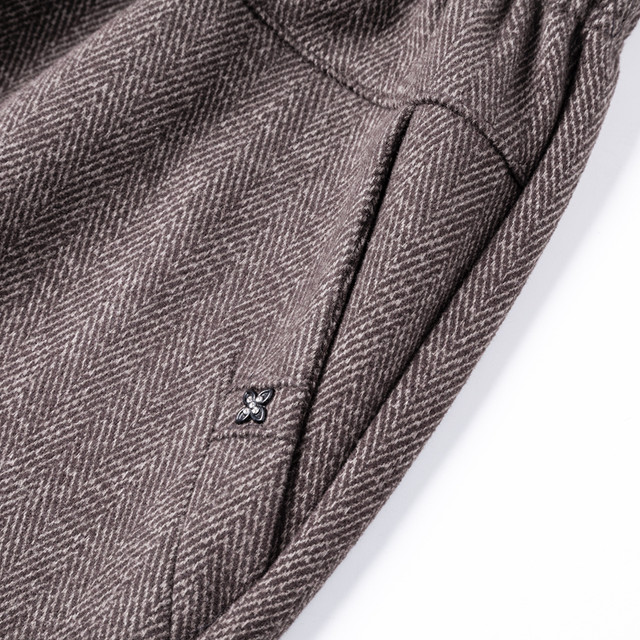 Middle-aged and elderly women's pants spring and autumn loose high-waisted mother's pants autumn and winter plus velvet thickened elderly pants for women's grandma pants