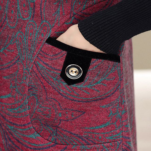 Middle-aged and elderly women's clothing mother spring and autumn vest coat grandma autumn vest vest vest elderly wife loose clothes