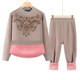 The elderly's autumn and winter thermal underwear set, grandma's winter clothing, velvet and thickened bottoming shirt, autumn clothes and long trousers for the elderly.