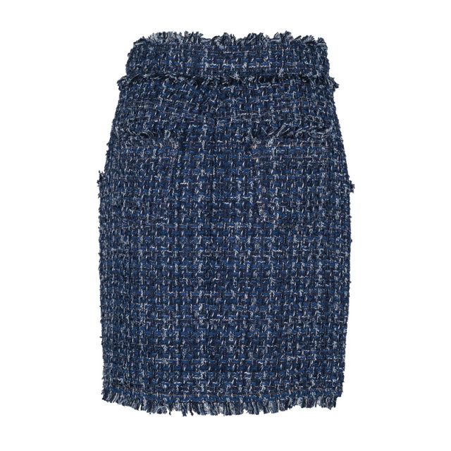 BALMAIN Balmain women's classic logo zipper skirt short skirt women's spring and summer XY limited