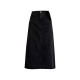 Spring and Autumn New denim skirt mid-length large size high-waisted A-line skirt 200Jin [Jin equals 0.5 kg] Retro versatile slimming one-step skirt