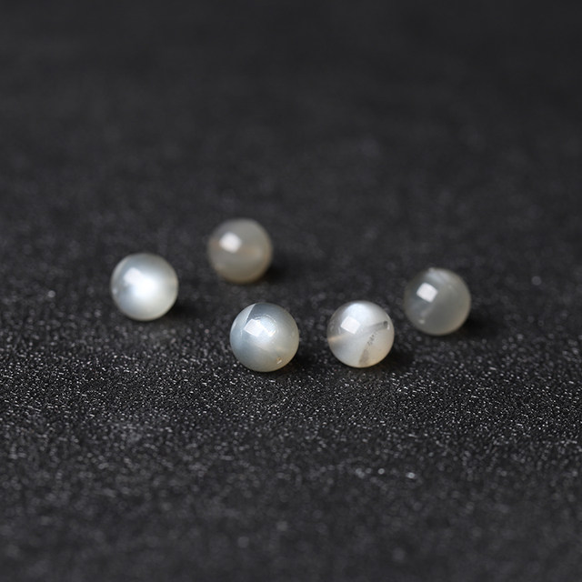 7A natural silver moonlight scattering beads for men and women's bracelet DIY handmade necklace Duobao bracelet crystal moonstone