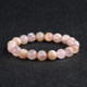 
7A natural cherry blossom agate loose bead bracelet for men and women couple style diy handmade pink agate bracelet necklace