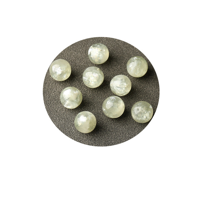 7A natural green emerald crystal loose bead bracelet ladies diy handmade bracelet five elements mica crystal multi-treasure necklace