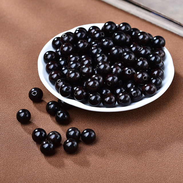 7A selected natural ebony loose beads for men and women, diy handmade bracelets, necklaces, multi-treasure beads with beads