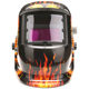 Fully -automatic light transformer welding mask head wearing helmet to adjust the protective eye grilled face burning arc welding machine work
