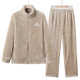 Pajamas for women winter coral velvet thickened velvet autumn and winter 2025 new flannel can be worn outside home clothes in winter