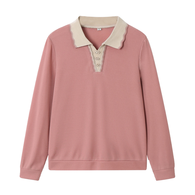 Middle-aged mother autumn knitted 2025 new middle-aged and elderly women's clothing temperament broad wife spring and autumn tops bottoming shirt