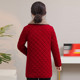 Mother's winter corduroy cotton coat plus velvet thickened warm cotton coat for women mid-length new middle-aged and elderly cotton-padded jacket