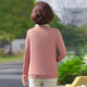 Middle-aged mother autumn knitted 2025 new middle-aged and elderly women's clothing temperament broad wife spring and autumn tops bottoming shirt