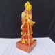 Moon Old Bronze Statue Pure Copper Happy God Home Ornaments Moon Old Star Lord God Statue Under the Moon Old Man Pulls Red Line Red Rope Red Lady
