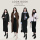 Late white 2025 spring style commuting small a-line skirt skirt black hip skirt plus velvet thickened skirt women