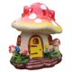Creative mushroom house resin craftsmanship Garden decoration garden courtyard balcony potted decoration gardening landscape

