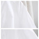 French high-end white long-sleeved shirt for women 2025 spring loose slim stand collar mid-length sunscreen cardigan top
