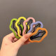 Children's Colorful Leather Cloud BB Clip 2025 New Hairpin Girl Little Girl's forehead side hair bangs hair card