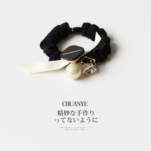 Kawano high-end small intestine hair circle Internet celebrity hair rope Japanese and Korean temperament thick rubber band women tied head rope bun hair accessories
