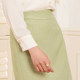 Famous teacher's skirt women's new spring asymmetric slit skirt pencil skirt OL professional natural waist