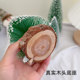Christmas decoration mini Christmas tree desktop luminous light pendant small pine needle tree scene atmosphere layout
