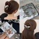 2025 new butterfly metal half-tied hairpin small hairpin back head clip female high-end shark chuck headdress