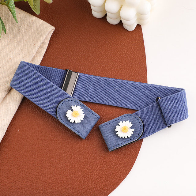 Lazy belt for women, adjustable elastic jeans belt, invisible belt for men, elastic waist artifact, military training