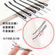 Black word pinching bangs hair card U -shaped crushed hair small clip fixed hair steel clip female headdress card