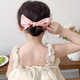 Lazy magic bow twisted chuck hair clip 2025 new children's bun artifact flower bud head dress hair clip