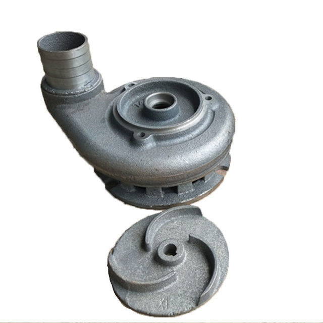 Sewage pump volute pump head base impeller cast iron 750w1.5kw non-clogging sewage pump accessories Dayuan water outlet