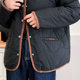Large size 2024 autumn and winter new cotton jacket for women short small corduroy lapel light and warm cotton jacket