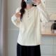 Large size women's drawstring hooded sweatshirt for women in autumn sports and casual loose slim solid color versatile long-sleeved top
