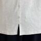 Large size contrasting color fake two-piece front shoulder nail button long sleeve T-shirt autumn 2024 new inner knitted base shirt top