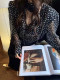 Fashionable temperament slightly transparent and slim polka dot flared sleeve shirt European 2025 spring clothes new fashionable age-reducing tops trendy
