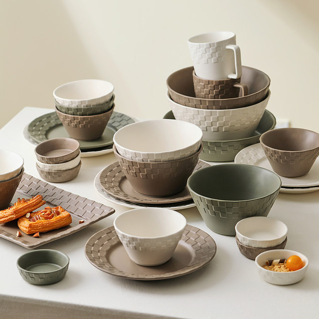 Modern light luxury tableware dish set Furnishing creative Nordic ...