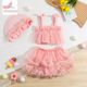 Children's swimsuit girls split skirt -style baby and young children, cute Bikini princess fairy girl swimsuit