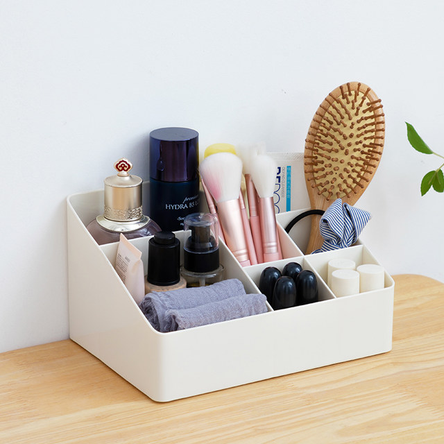 Creative Dogg Storage Box Desktop Plastic Cosmetics Putting Merittable Desk Setting Shelf Dormitory Simple Storage Box
