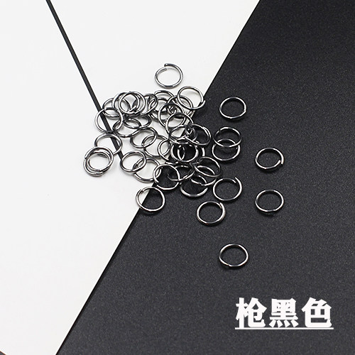 DIY hand-made beaded materials accessories accessories opening ring O ring C ring - single ring (6 colors) 1 yuan/pack about 20 grams