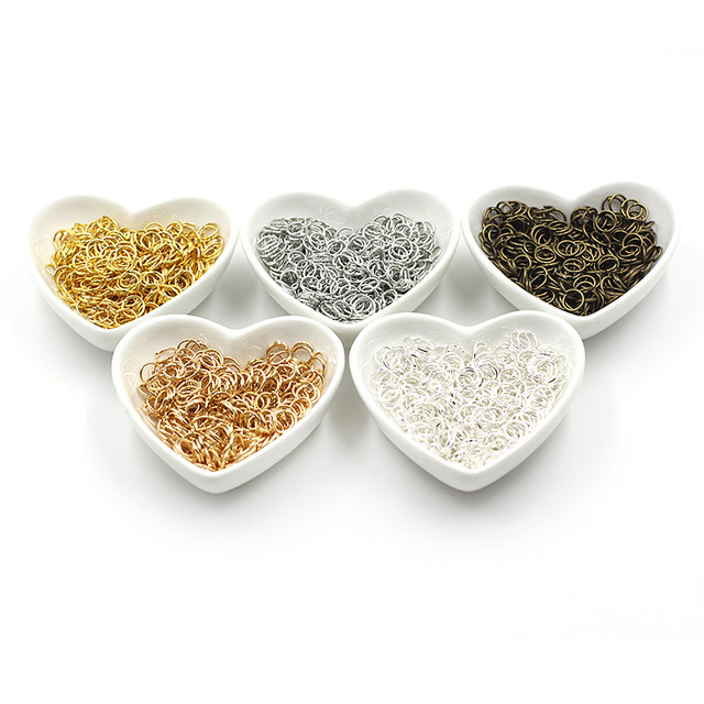 DIY hand-made beaded materials accessories accessories opening ring O ring C ring - single ring (6 colors) 1 yuan/pack about 20 grams