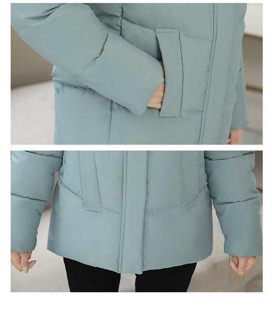 Middle-aged and elderly women's down cotton jacket thickened 2025 new loose plus fat plus size mother's winter cotton jacket