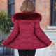 Middle-aged and elderly women's winter jacket thick 40-50 years old mother wears cotton coat slim short cotton jacket middle-aged cotton jacket