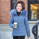 Middle-aged and elderly women's winter jacket thick 40-50 years old mother wears cotton coat slim short cotton jacket middle-aged cotton jacket
