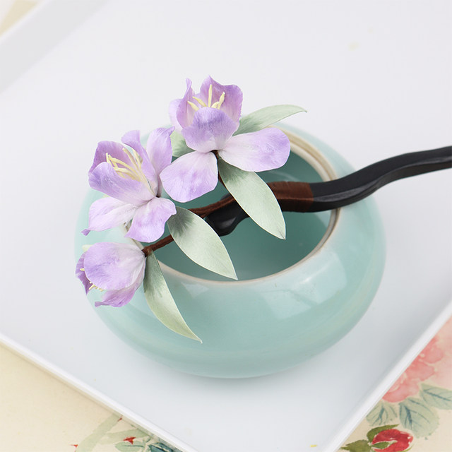 
Intangible velvet flower diy material making tools complete set of novice handmade hairpin annealed copper wire scissors and wire rolling bracket