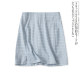 Plaid short skirt summer new style foreign trade women's clothing versatile fashion rear invisible zipper slim A-line skirt 15867