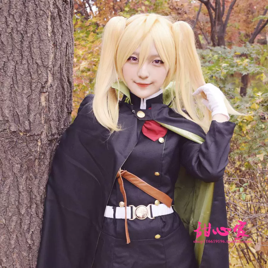 甜心家終結的熾天使三宮三葉黃色本體短髮+兩個虎口夾cosplay假髮-Taobao