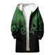Cthulhu Myth Game Trench Coats Around Men's and Women's Trendy Brand Clothes Octopus The same hooded jacket with velvet and thickened