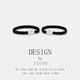 Couple style small rubber band for boyfriend, small leather case for best friend, hair tie, ponytail hair rope, hair accessories cartoon