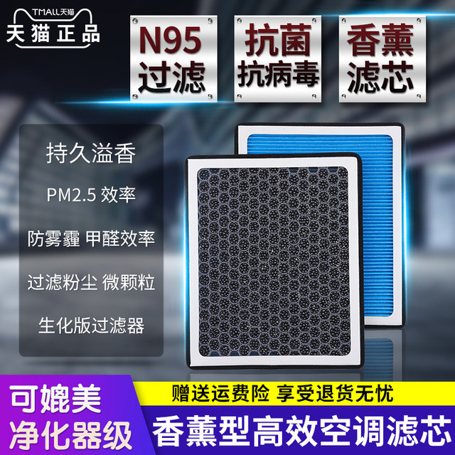 Aromatherapy air conditioning filter element is suitable for BMW 3 ...