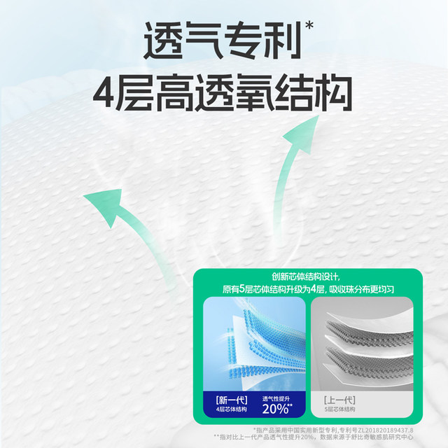 Baibu Yingshi Shubiqi breathable thin diapers pull-up pants NB-3XL baby diapers ultra-thin breathable and soft