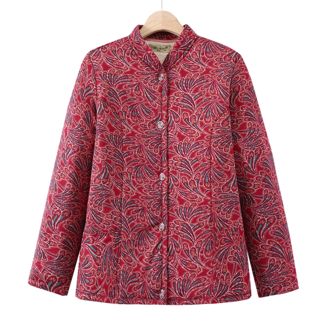 Mom winter small cotton jacket female grandmother's camel thickened jacket middle -aged and elderly people warm old lady cotton clothes in winter